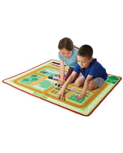 Детско килимче за игра Melissa & Doug - Ферма - 3