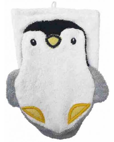 Детска гъба тип тривка за баня Fuernis - Пингвин - 1