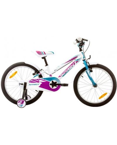 Детски велосипед SPRINT - Calypso, 20", 242 mm, бял - 1