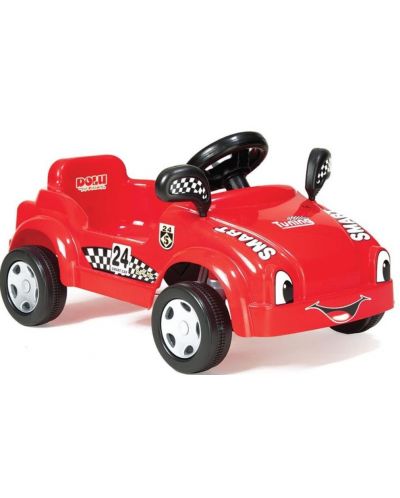 Детска кола с педали Dolu - Smart, червена - 1