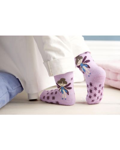 Детски чорапи със силиконова подметка Sterntaler - Фея, 25/26, 3-4 години - 2