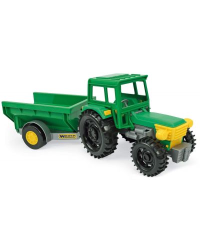 Детска играчка Wader - Трактор, с ремарке - 2