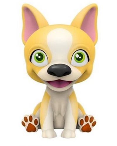 Детска играчка Kidz World Washy Friends - Кално кученце за къпане, Boston Terrier - 3