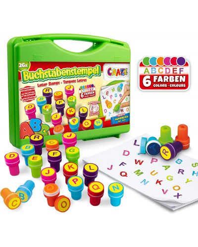 Детски комплект печати Craze - Разноцветни букви - 2