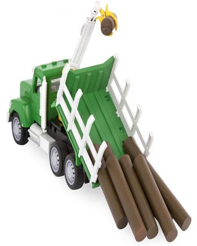 Детска играчка Battat Driven - Мини камион за дърводобив - 2