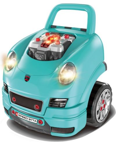 Детски интерактивен автомобил Buba - Motor Sport. син - 1