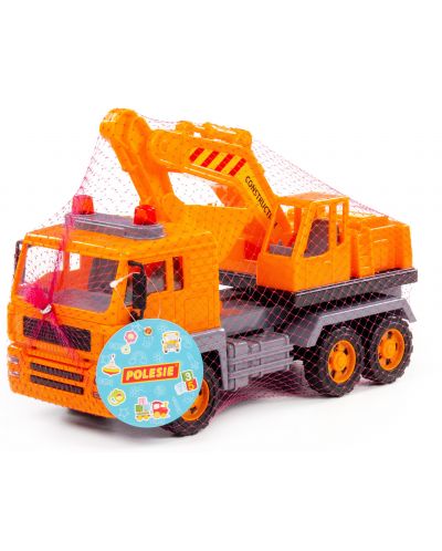 Детска играчка Polesie Toys - Камион с багер - 2
