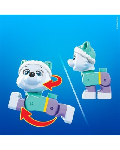 Детска играчка Mega Bloks Paw Patrol - Кученце Еверест, 3 части - 3