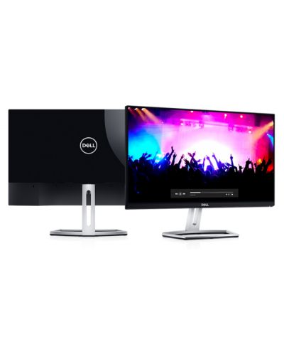 Dell S2318H, 23" Wide LED, IPS Anti-Glare, Ultrathin, FullHD 1920x1080, 6ms, 1000:1, 8000000:1 DCR, 250 cd/m2, VGA, HDMI, Speakers, Black&Silver - 2