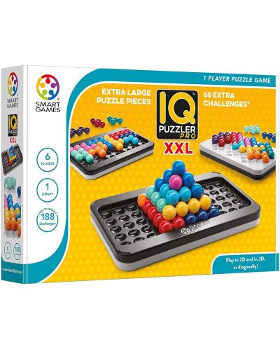 Детска логическа игра Smart Games - IQ Puzzler Pro XXL - 1