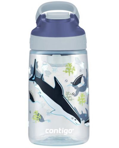 Детска бутилка за вода Contigo Gizmo Sip - Акула - 1