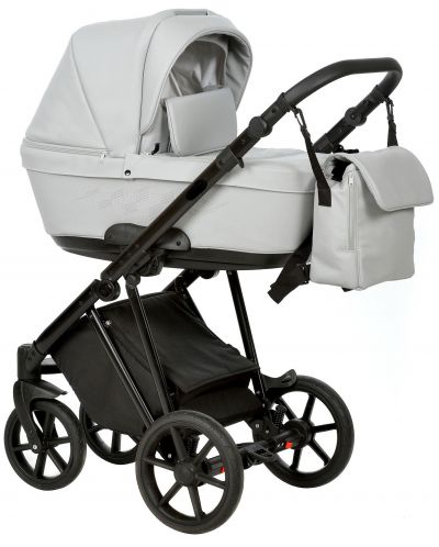 Комбинирана детска количка 3в1 Baby Giggle - Adagio, сива - 1