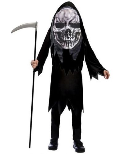 Детски карнавален костюм Amscan - Grim Reaper Big Head, 10-12 години - 1
