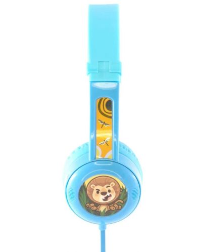 Детски слушалки BuddyPhones - Travel, сини - 2