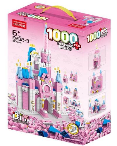 Детски конструктор замък Raya Toys - 1000 части - 1