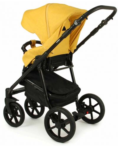 Комбинирана детска количка 2в1 Baby Giggle - Broco, жълта - 4