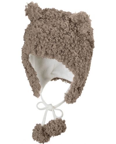 Детска зимна шапка ушанка Sterntaler - Мече, 45 cm, 6-9 месеца - 1