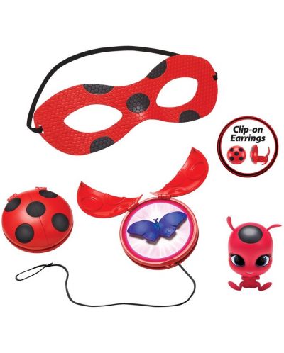 Детски комплект Playmates Miraculous - Ladybug, маска с принадлежности - 1
