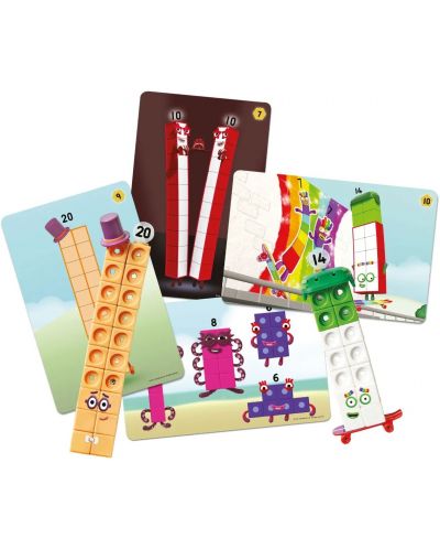 Детски математически комплект Learning Resources - Кубчета за сглобяване, от 11 до 20 - 4