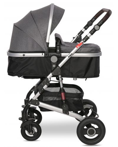 Детска количка Lorelli - Alba Premium, Steel Grey - 5