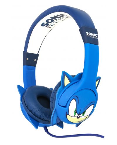 Детски слушалки OTL Technologies - Sonic rubber ears, сини - 2