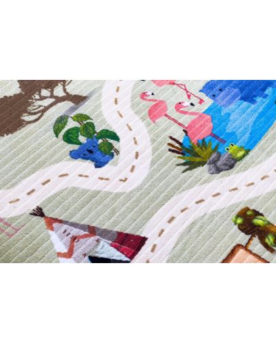 Детски килим BLC - Сафари, многоцветен - 4