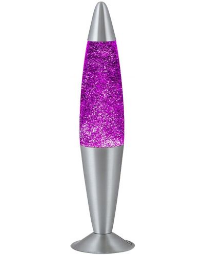 Декоративна лампа Rabalux - Glitter 4115, 25 W, 42 x 11 cm, лилава - 2