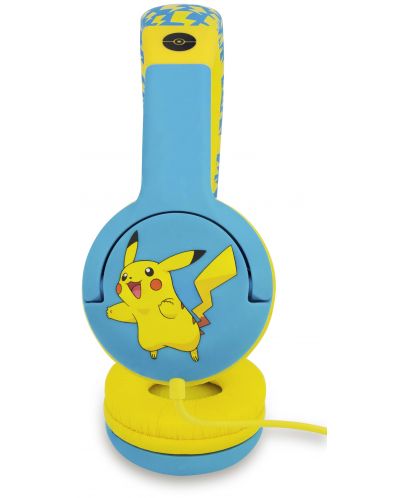 Детски слушалки OTL Technologies - Pokemon Pikachu, жълти/сини - 3