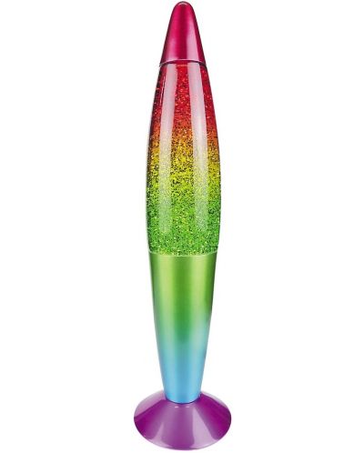 Декоративна лампа Rabalux - Glitter Rainbow, 15 W, 8.6 x 34.7 cm - 1