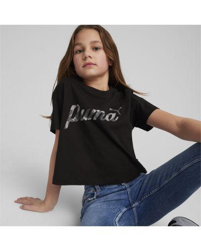 Детска тениска Puma - ESS+ Blossom , черна - 3
