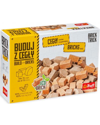 Декоративни тухлички за строене Trefl Brick Trick Refill - 1