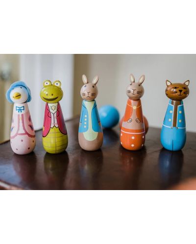 Детски дървен боулинг Orange Tree Toys Peter Rabbit - 4