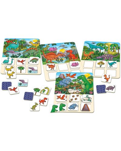 Детска образователна игра Orchard Toys - Динозавърско лото - 2