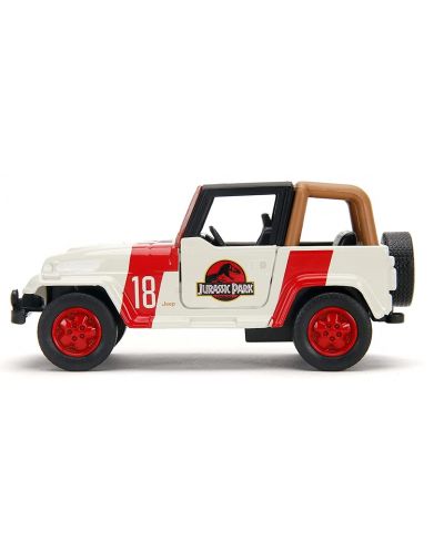 Детска играчка Jada Toys - Кола Jeep Wrangler, Jurassic Park, 1:32 - 3