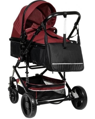 Детска комбинирана количка 2 в 1 Zizito - ZI Lana, червена - 4