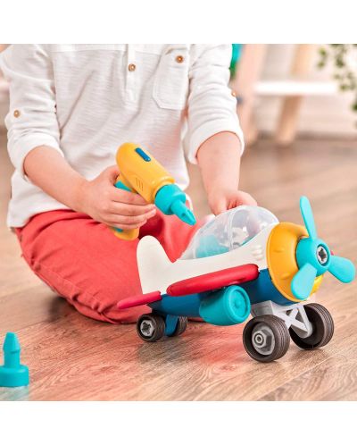 Детска играчка Battat Wonder Wheels -  Сглобяем самолет - 5