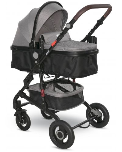 Детска количка Lorelli - Alba Premium, Opaline Grey - 2