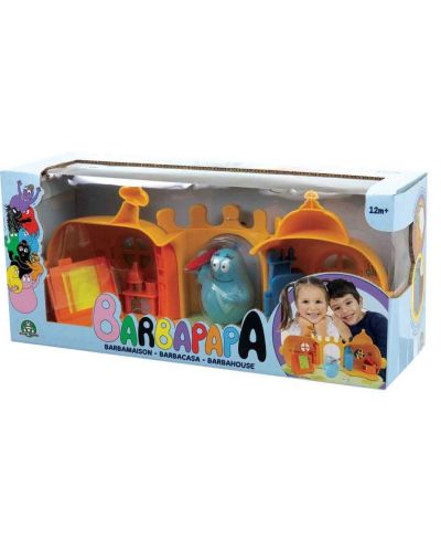Детска играчка Giochi Preziosi Barbapapa - Къща Deluxe, с фигура от Барбароните - 2