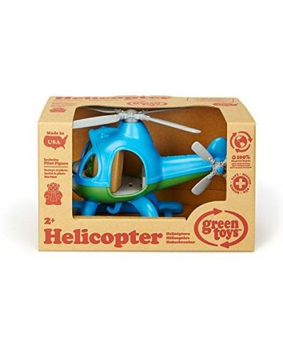 Детска играчка Green Toys - Хеликоптер, син - 3