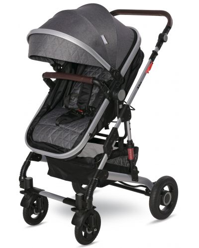 Детска количка Lorelli - Alba Premium, Steel Grey - 9