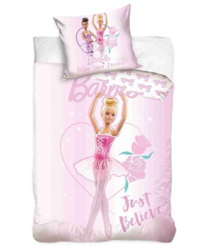 Sonne Детско спално бельо Barbie Ballerina 140*200 +65*65 - 1