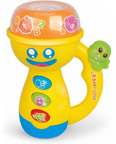 Детска играчка Raya Toys - Интерактивно фенерче - 1