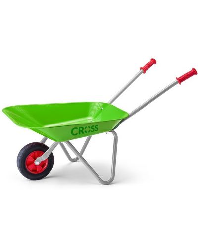 Детска метална градинска количка Woody - Cross, зелена - 1