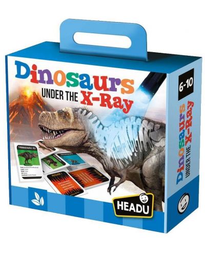 Детска игра Headu - Динозаври под рентгенови лъчи (английски език) - 1