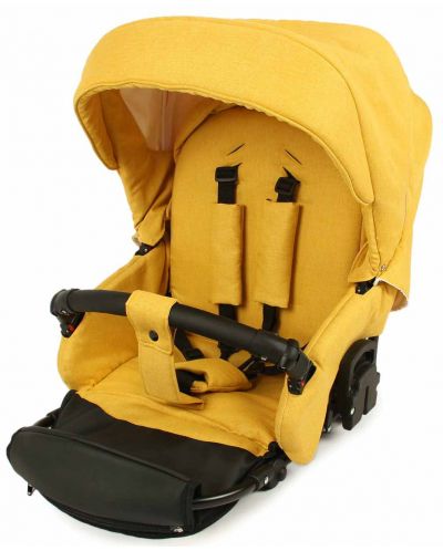 Комбинирана детска количка 2в1 Baby Giggle - Broco, жълта - 5