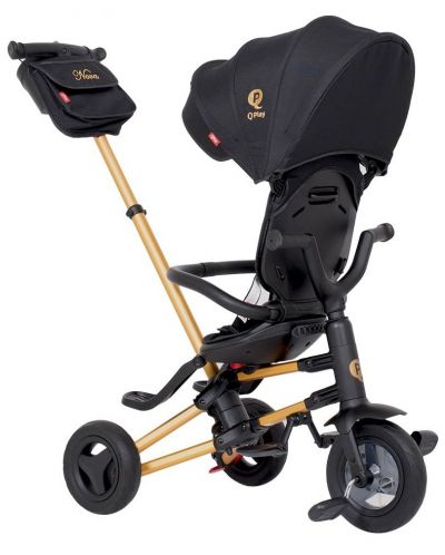 Детска триколка QPlay - Nova, Air Wheels, Golden/Black - 2