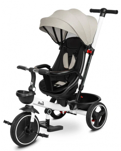 Детска триколка Caretero Toyz - Dash, сива - 3