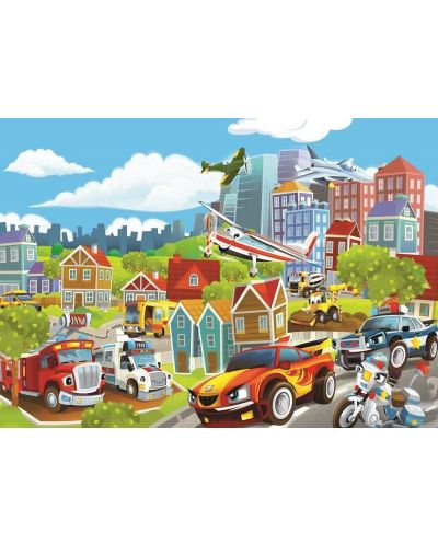 Детски пъзел Art Puzzle от 100 части - Превозни средства - 2