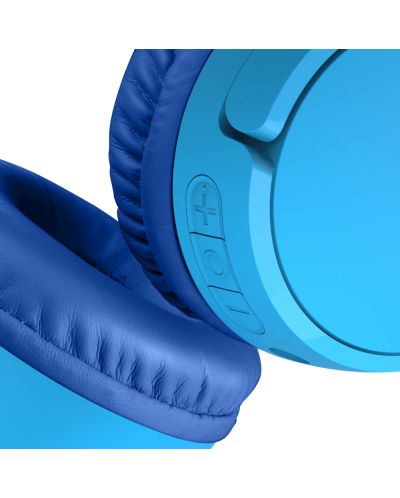Детски слушалки с микрофон Belkin - SoundForm Mini, безжични, сини - 4