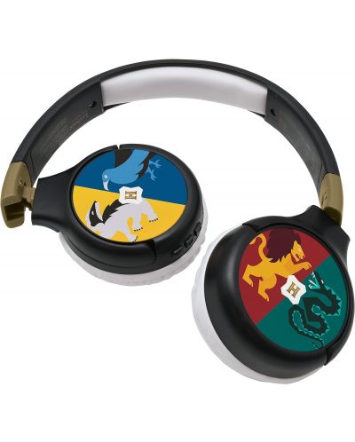 Детски слушалки Lexibook - Harry Potter HPBT010HP, безжични, черни - 1